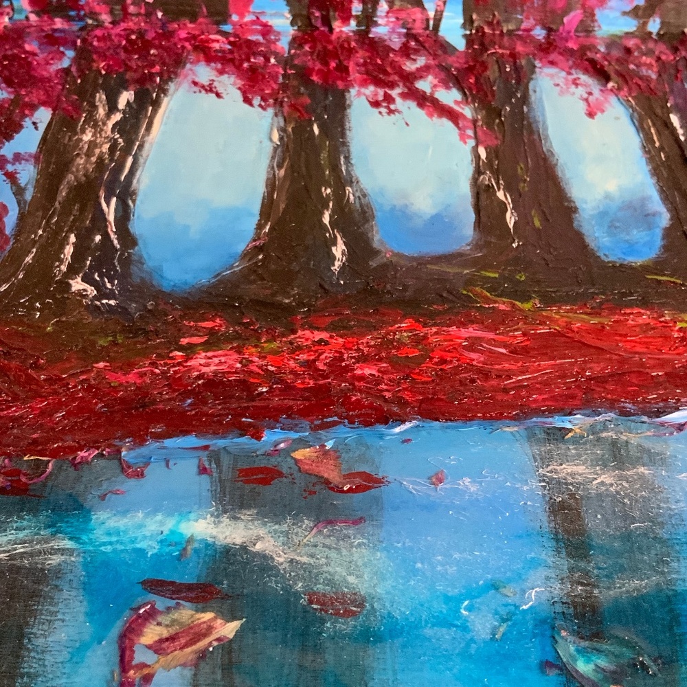 Original Mixed Media triple painting Original Art - Picture 3 of 6